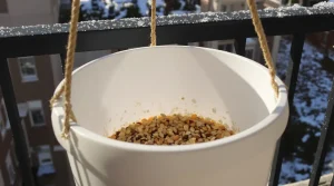 Arrêtez de jeter ce pot en plastique : les oiseaux en raffolent surtout en hiver