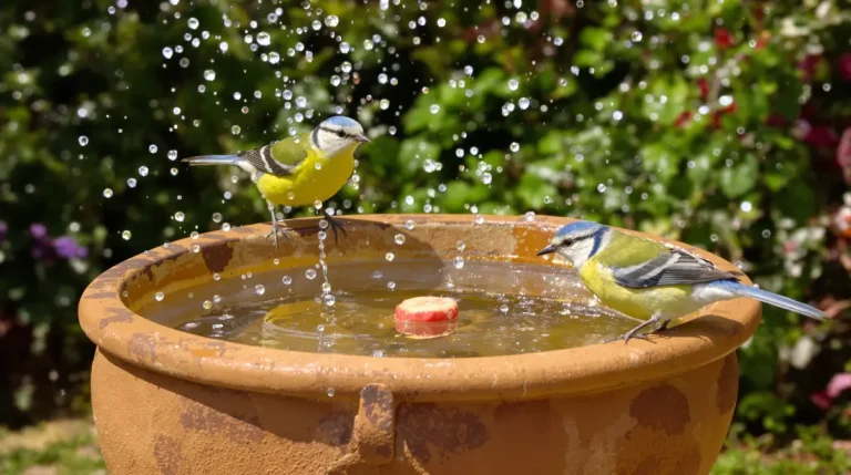 Il met une pièce de 5 centimes dans son jardin et les mésanges affluent par dizaines